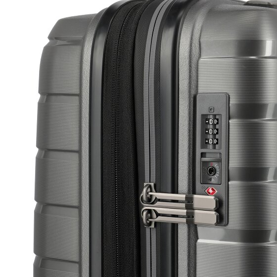 Travelite Air Base 4 kółka Walizka kabinowy 55 cm z plisą rozprężną