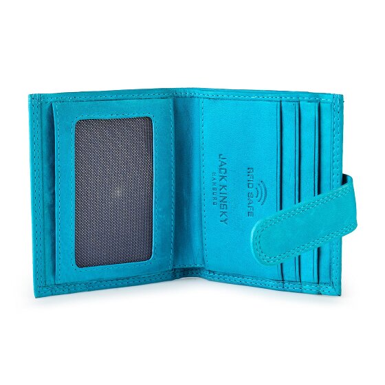 Jack Kinsky Aruba Portfel Ochrona RFID Skórzany 10 cm