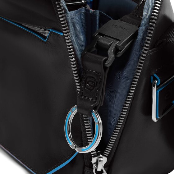 Piquadro Blue Square Torba na ramię Skórzany 27 cm