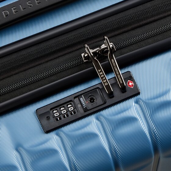 Delsey Paris Longitude 4 kółka Walizka kabinowy 55 cm z plisą rozprężną