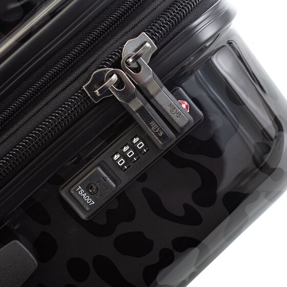 Heys Black Camo 4 kółka Walizka kabinowy S 53 cm z plisą rozprężną