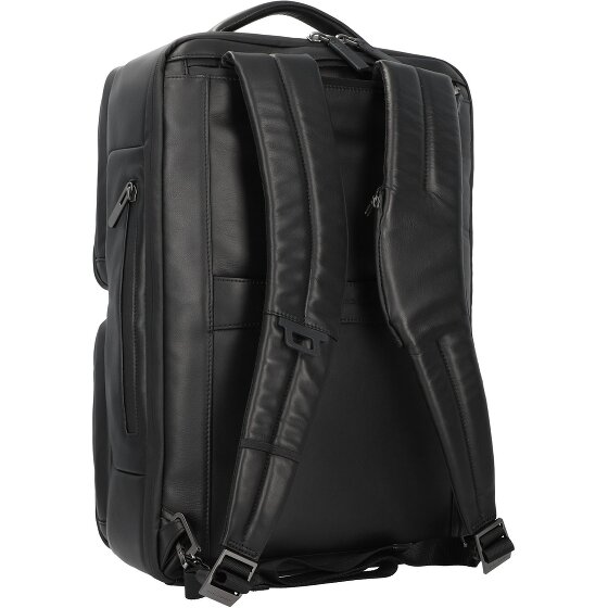 Piquadro Skórzany plecak Urban 44 cm z przegrodą na laptopa