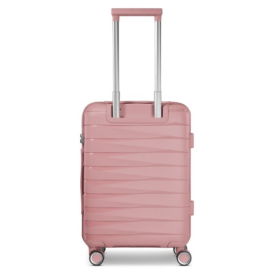 Franky London 4 kółka Walizka kabinowy S 55 cm z plisą rozprężną