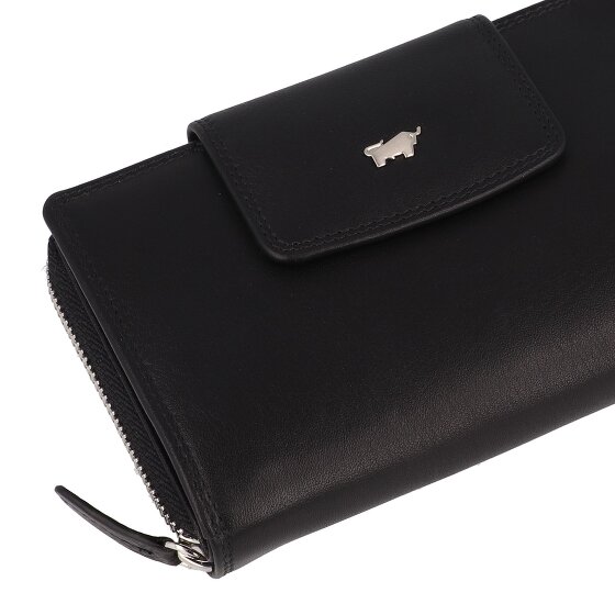 Braun Büffel Golf Secure Wallet RFID Leather 14 cm