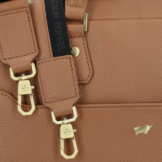 Braun Büffel Hanna Teczka Skórzany 41 cm Komora na laptopa