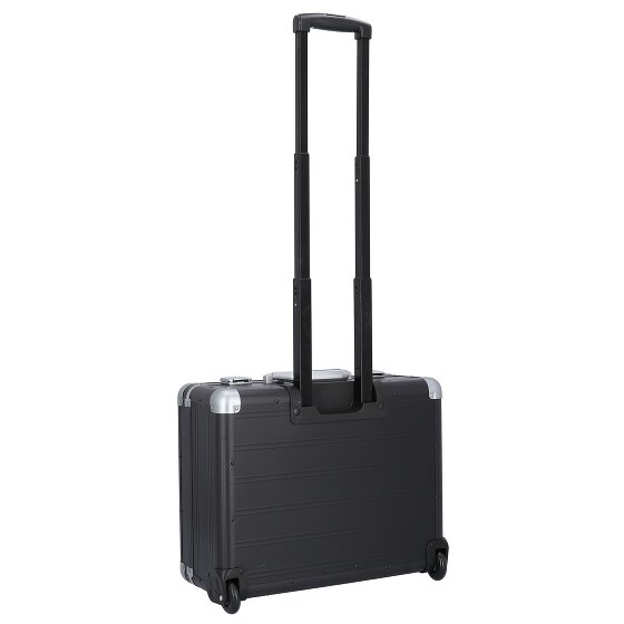 Alumaxx Walizka biznesowa na 2 kółka, Aluminium, z przegrodą na laptopa, 37 cm