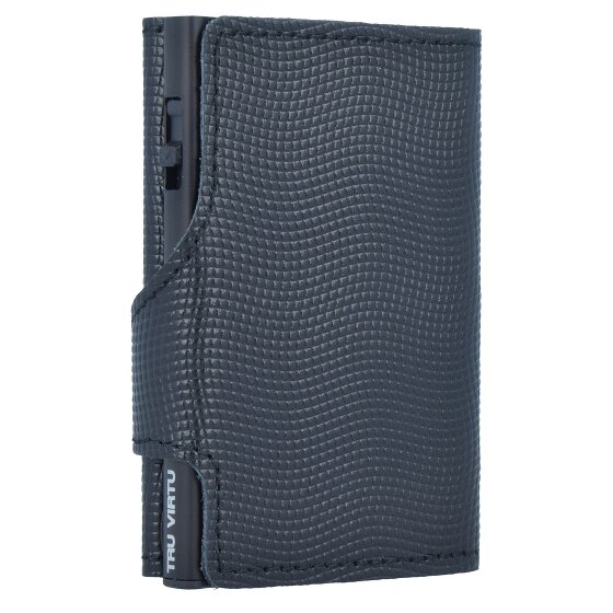Tru Virtu Etui na karty kredytowe Click & Slide Portfel RFID Skóra 6,5 cm