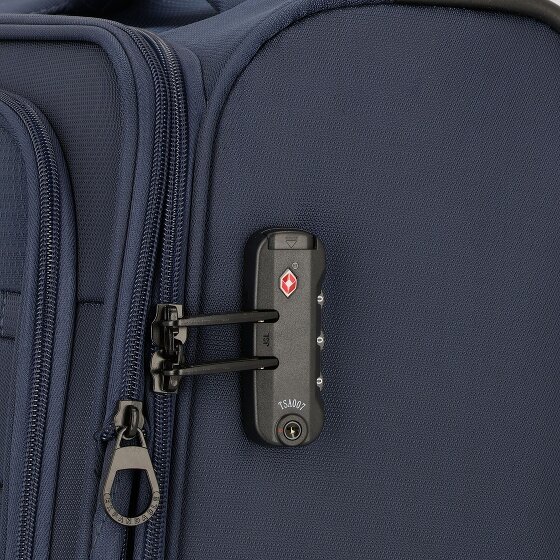 d&n Travel Line 9704 4 kółka Walizka kabinowa S 55 cm z funkcją poszerzenia