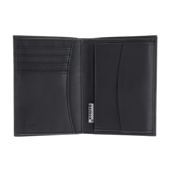 oxmox Leather Portfel Ochrona RFID Skóra 13 cm