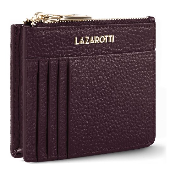Lazarotti Skórzane etui na klucze Bologna Skórzane etui na klucze 11,5 cm z przegródką na przywieszkę powietrzną