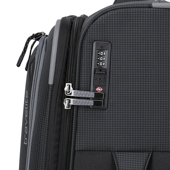 Travelite Corsiica 4 kółka Walizka M 67 cm z plisą rozprężną