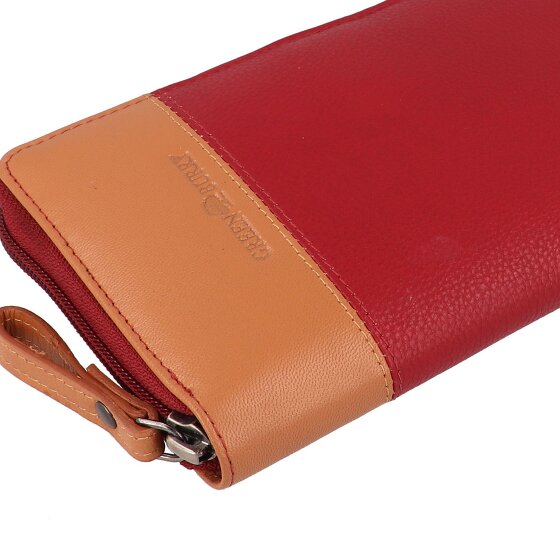 Greenburry Nappa Portfel Ochrona RFID Skórzany 19.5 cm