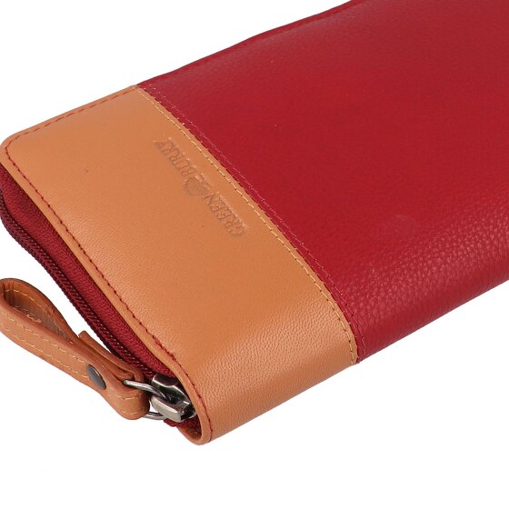 Greenburry Nappa Portfel Ochrona RFID Skórzany 19.5 cm