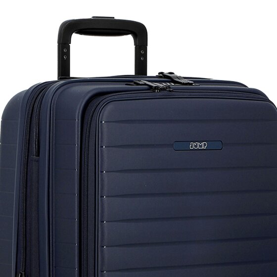 Jump Striper 4 kółka Walizka kabinowy 55 cm z plisą rozprężną