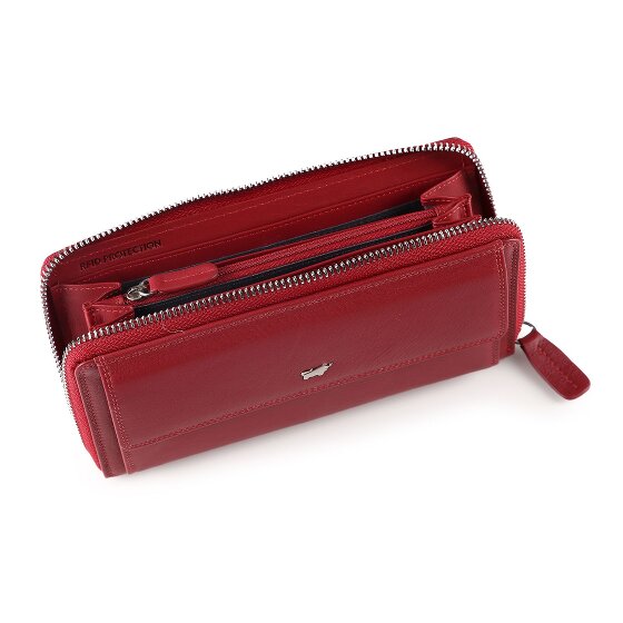 Braun Büffel Golf 3.0 Portfel Ochrona RFID Skórzany 19 cm