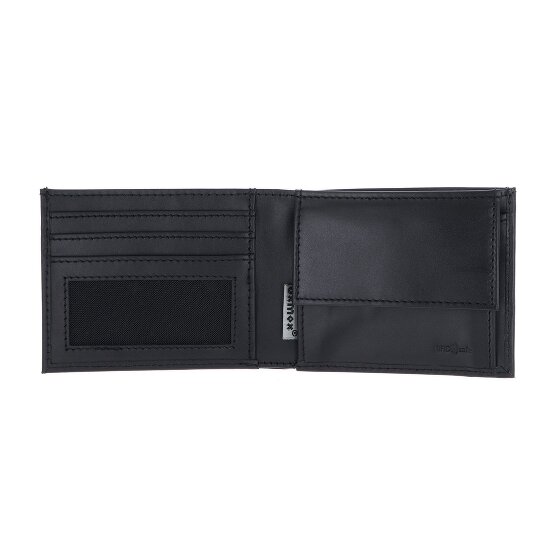 oxmox Leather Portfel Ochrona RFID Skóra 11 cm