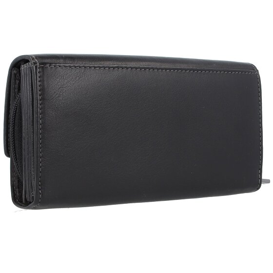 Greenland Nature Czarny Nappa Waiter Wallet RFID Leather 18 cm