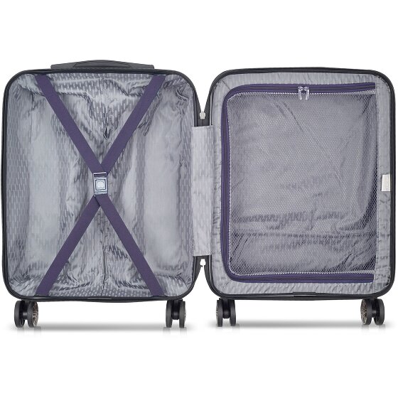 Delsey Paris Air Armour 4 Roll Cabin Trolley Slim Line 55 cm