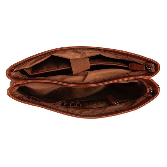 The Chesterfield Brand Skórzana torba na ramię Solvia 33 cm z przegrodą na laptopa