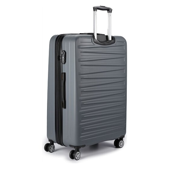 Benzi 5493 4 kółka Walizka L 77 cm z plisą rozprężną