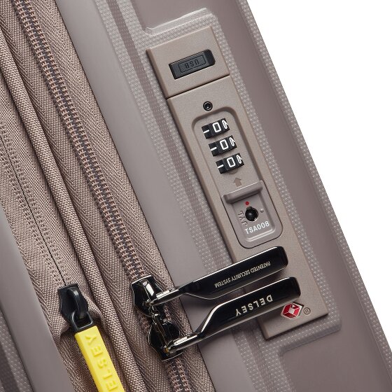 Delsey Paris Lutece 4 kółka Walizka kabinowy 55 cm z plisą rozprężną