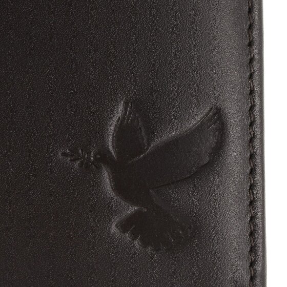 oxmox Leather Portfel Ochrona RFID Skóra 10 cm