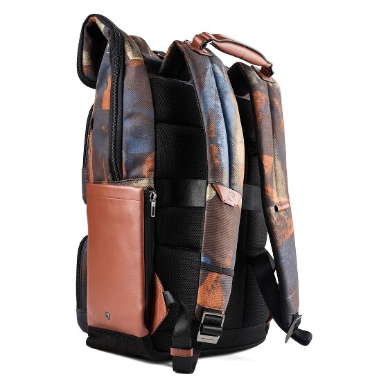 Piquadro Oberon Plecak Ochrona RFID 48 cm Komora na laptopa