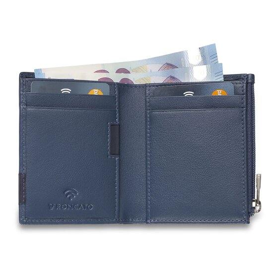 Roncato Monaco Portfel Ochrona RFID Skórzany 8 cm