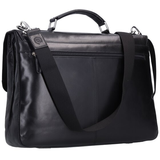 bugatti Romano Teczka skórzana 40 cm Komora na laptopa