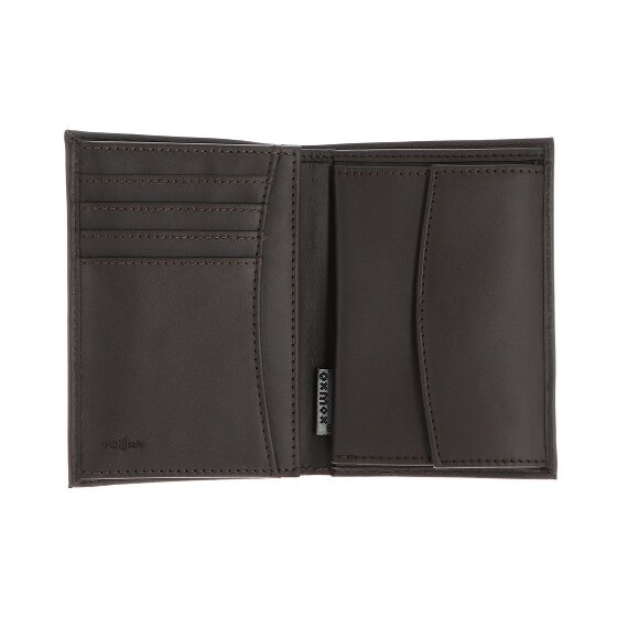 oxmox Leather Portfel Ochrona RFID Skóra 10 cm