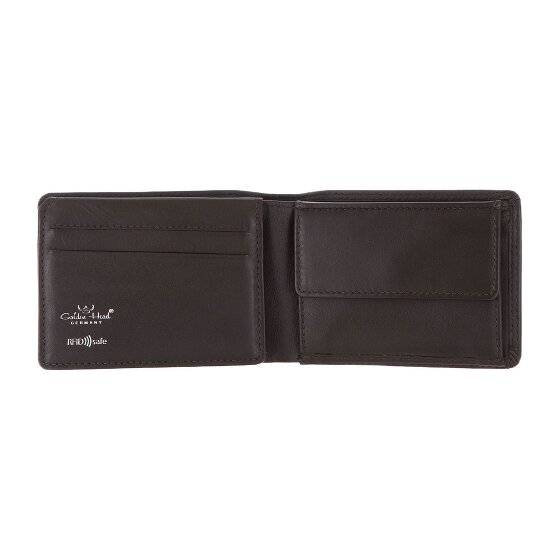 Golden Head Polo Portfel Ochrona RFID Skóra 11 cm