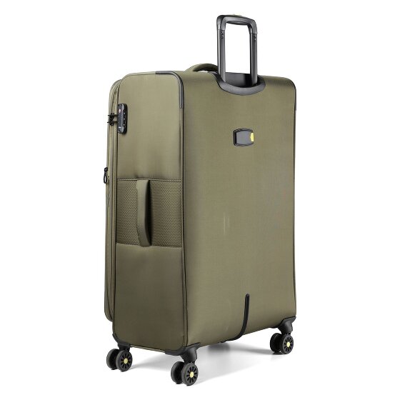 d&n Travel Line 9704 4 kółka Walizka L 78 cm z plisą rozprężną