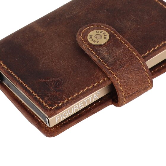 Greenburry Vintage Portfel Ochrona RFID Skórzany 7.5 cm