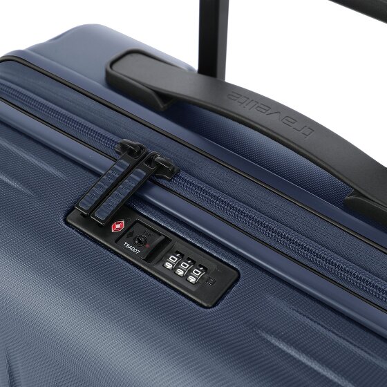 Travelite Dynamiic 4 kółka Walizka kabinowy 55 cm z plisą rozprężną