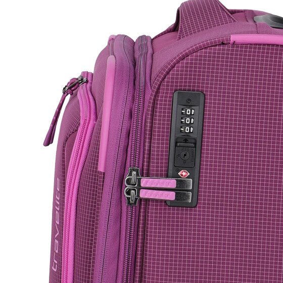 Travelite Corsiica 4 kółka Walizka kabinowy S 55 cm z plisą rozprężną