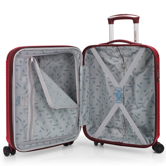 Gabol Balance XP 4 kółka Walizka kabinowy S 55 cm z plisą rozprężną