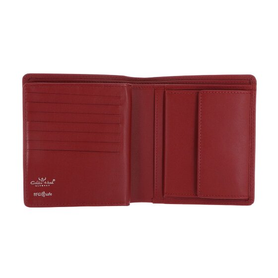 Golden Head Polo Portfel Ochrona RFID Skóra 11.5 cm