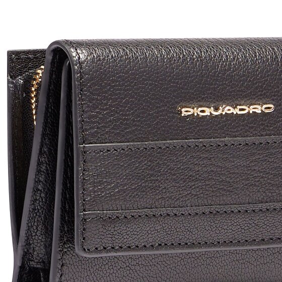 Piquadro Patricia Portfel Ochrona RFID Skórzany 9 cm