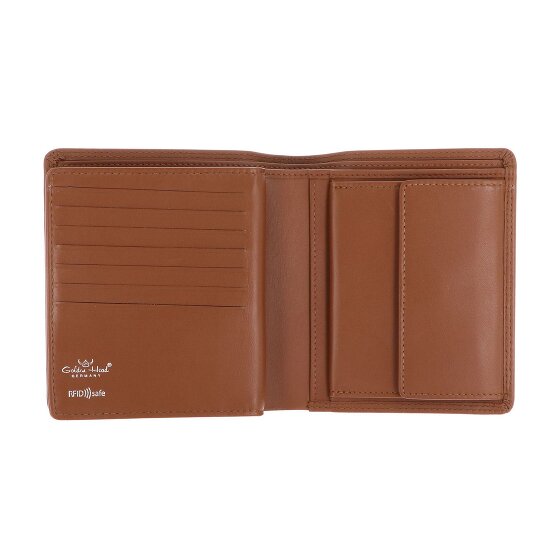 Golden Head Polo Portfel Ochrona RFID Skóra 11.5 cm