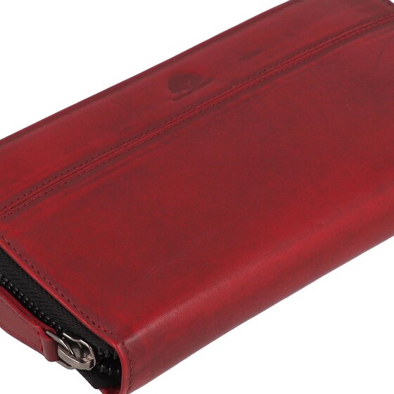 Greenburry Destressed Portfel Ochrona RFID Skórzany 19 cm