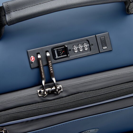 Delsey Paris Turenne Soft 4 kółka Walizka kabinowy 55 cm z plisą rozprężną