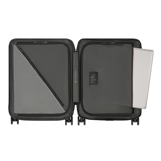 Victorinox Airox Advanced 4 kółka Walizka kabinowy S 55 cm Komora na laptopa z plisą rozprężną