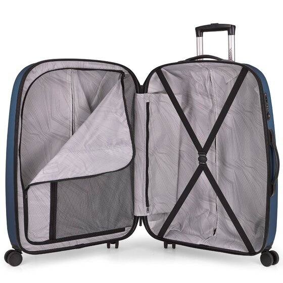 Gabol Paradise XP 4 kółka Walizka L 77 cm z plisą rozprężną