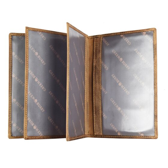 Greenburry Vintage Deer ID Case Leather 12 cm