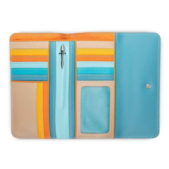 Mywalit Tri-fold Zip Wallet Leather Wallet 17 cm