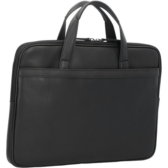 d&n Skórzana teczka Business Line z przegrodą na laptopa 40 cm