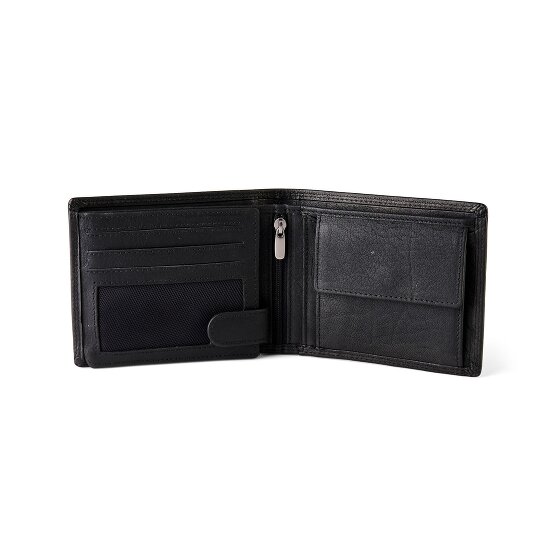 Jack Kinsky Porto 101 Portfel Ochrona RFID Skóra 12.5 cm