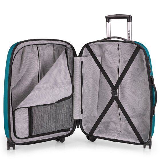 Gabol Paradise XP 4 kółka Zestaw walizek 3-części z plisą rozprężną