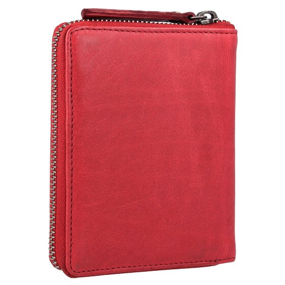 Greenburry Vintage Washed Leather Wallet 10 cm