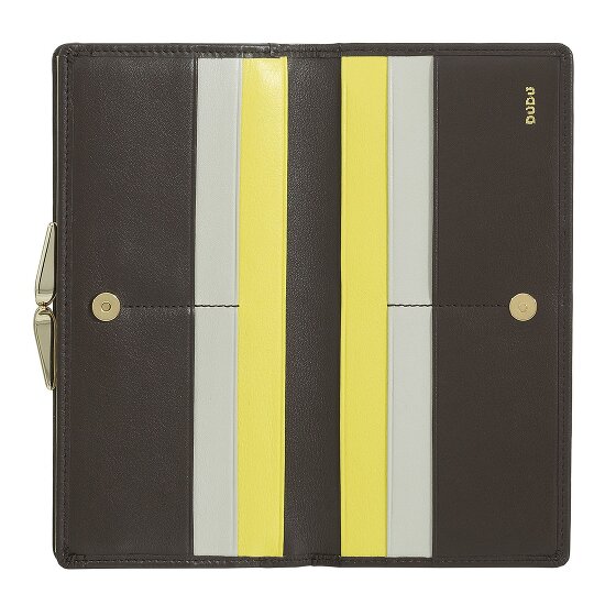 DuDu Portfel Ochrona RFID Skórzany 19.5 cm